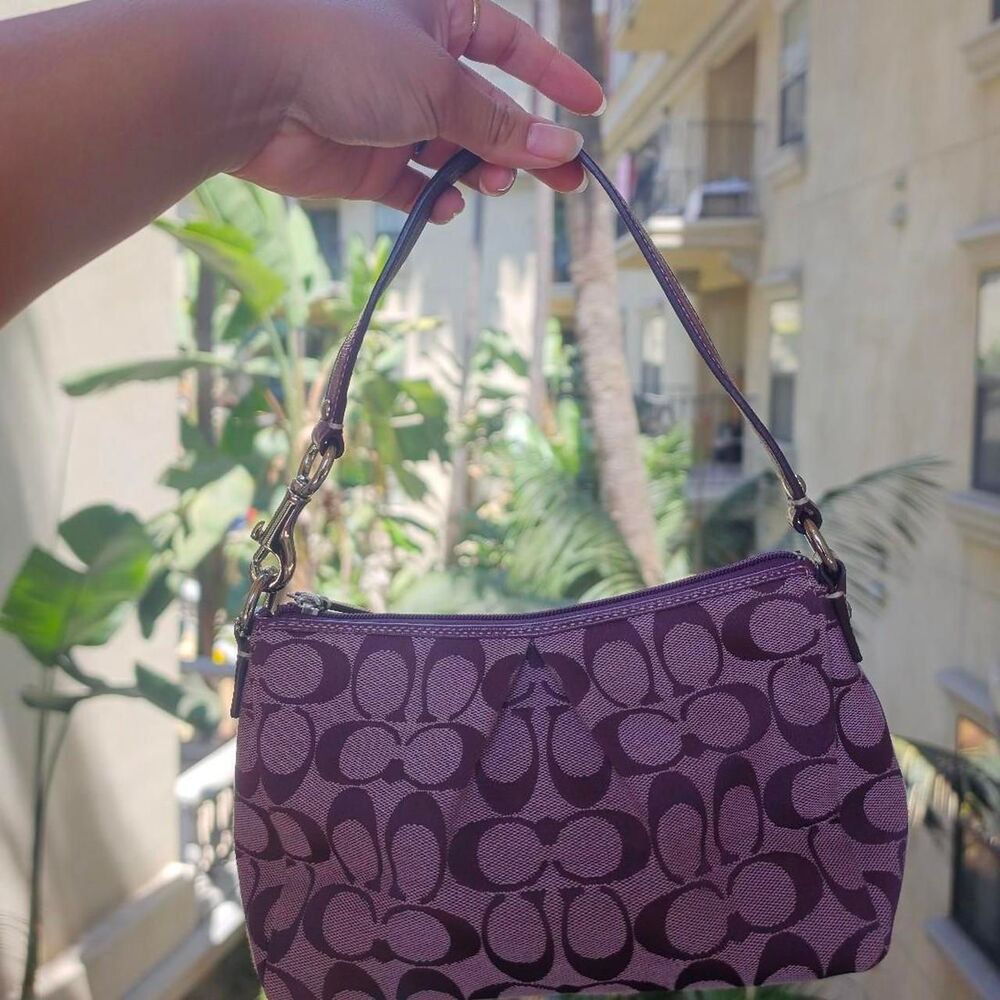 Coach Women's Purple and Pink Bag